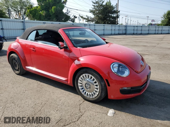 2015 Volkswagen Beetle 1.8T with VIN 3VW517AT0FM803740, listed as a Copart auction lot 59227115 with Not provided miles and Salvage title. Bid and sale history available at DreamBid. Image 4.