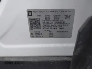 2020 GMC Terrain SLT with VIN 3GKALPEVXLL124409, listed as a IAAI auction lot 42355378 with 116,736 mi miles and . Bid and sale history available at DreamBid. Image 9.