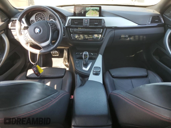 2017 BMW 4 Series 430i xDrive with VIN WBA4F9C33HG813021, listed as a Copart auction lot 63780845 with 69,520 mi miles and Salvage title. Bid and sale history available at DreamBid. Image 8.