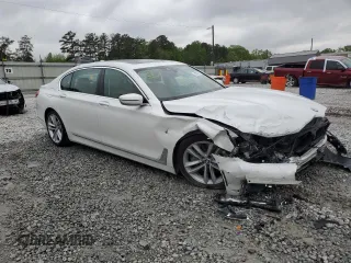 2018 BMW 7 Series 750i with VIN WBA7F0C53JGM22614, listed as a Copart auction lot 51787515 with Not Provided miles and Salvage Title. Bid and sale history available at carsss.com. Image 4.