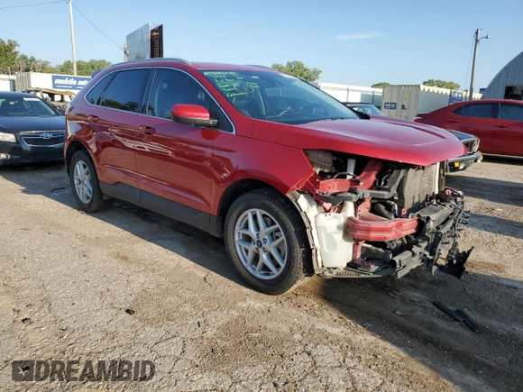 2021 Ford Edge SEL with VIN 2FMPK4J96MBA62421, listed as a Copart auction lot 69049654 with 88,496 mi miles and Salvage Title. Bid and sale history available at carsss.com. Image 4.