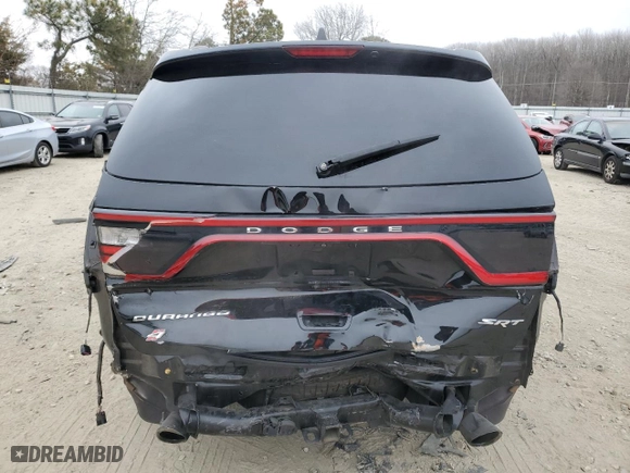2018 Dodge Durango SRT with VIN 1C4SDJGJ4JC272083, listed as a Copart auction lot 48949115 with 62,801 mi miles and Salvage Title. Bid and sale history available at carsss.com. Image 6.