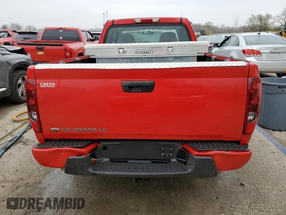 2008 Chevrolet Colorado LS with VIN 1GCCS19E488119131, listed as a Copart auction lot 80084954 with 121,142 mi miles and Salvage Title. Bid and sale history available at carsss.com. Image 6.