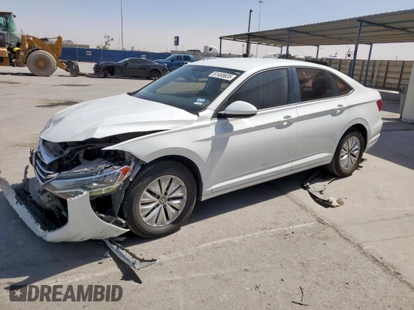 2019 Volkswagen Jetta S with VIN 3VWC57BU2KM046658, listed as a Copart auction lot 61465635 with 58,590 mi miles and Salvage title. Bid and sale history available at DreamBid. Image 1.