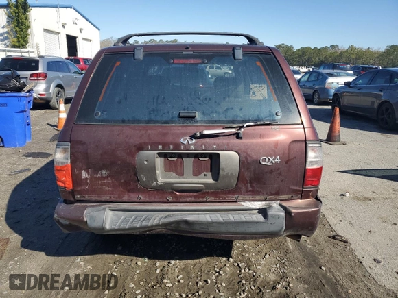 1997 Infiniti QX4 z VIN JNRAR05Y4VW015288, wystawiony jako Copart lot #48034505 z przebiegiem 289 030 mil mil oraz Szkoda całkowita • Salvage title. Historia ofert i sprzedaży dostępna na DreamBid. Obrazek 6.