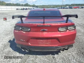 2021 Chevrolet Camaro ZL1 with VIN 1G1FJ1R61M0123258, listed as a Copart auction lot 74053014 with 14,277 mi miles and Salvage Title. Bid and sale history available at carsss.com. Image 6.