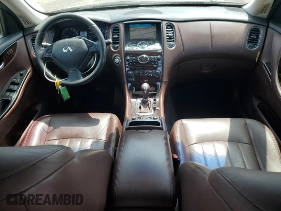 2012 Infiniti EX Journey with VIN JN1AJ0HPXCM400733, listed as a Copart auction lot 59629905 with 171,470 mi miles and Salvage title. Bid and sale history available at DreamBid. Image 8.