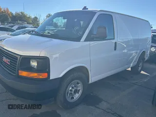 2017 GMC Savana Cargo Van with VIN 1GTW7AFF2H1313581, listed as a Copart auction lot 82309284 with 181,146 mi miles and Clean Title. Bid and sale history available at carsss.com. Image 2.