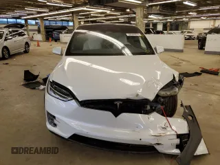2016 Tesla Model X 70D with VIN 5YJXCBE24GF027807, listed as a Copart auction lot 50504814 with 0 mi miles and Salvage Title. Bid and sale history available at carsss.com. Image 5.