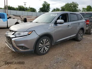 2019 Mitsubishi Outlander ES with VIN JA4AZ3A3XKZ049297, listed as a Copart auction lot 58379985 with 107,171 mi miles and Salvage title. Bid and sale history available at DreamBid. Image 1.