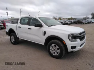 2024 Ford Ranger XL with VIN 1FTER4PHXRLE20262, listed as a Copart auction lot 42336935 with 5,517 mi miles and Salvage Title. Bid and sale history available at carsss.com. Image 4.