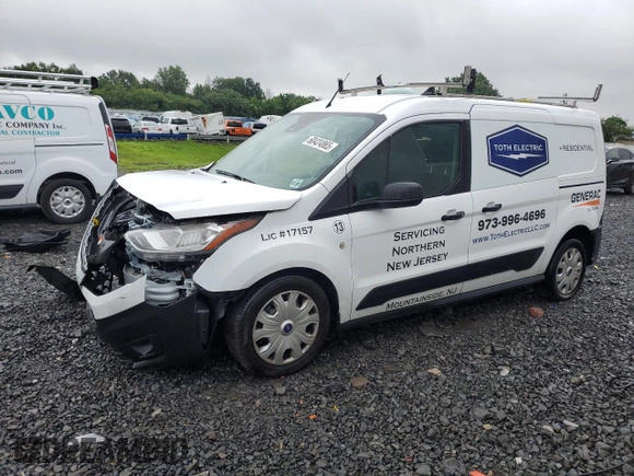 2019 Ford Transit Connect XL z VIN NM0LS7E20K1384236, wystawiony jako Copart lot #60424865 z przebiegiem Nie podano mil oraz Szkoda całkowita • Salvage title. Historia ofert i sprzedaży dostępna na DreamBid. Obrazek 1.