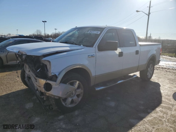 2008 Ford F-150 XLT with VIN 1FTPW14V18FA70849, listed as a Copart auction lot 84237114 with 132,228 mi miles and Salvage Title. Bid and sale history available at carsss.com. Image 1.