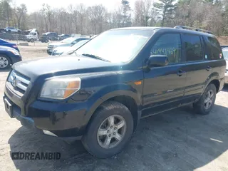 2006 Honda Pilot EX-L with VIN 2HKYF18746H527298, listed as a IAAI auction lot 41941429 with 153,482 mi miles and . Bid and sale history available at DreamBid. Image 2.