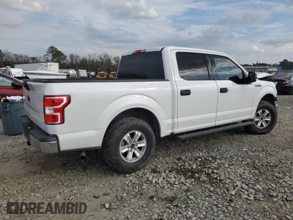 2018 Ford F-150 XL with VIN 1FTEW1CB8JFC30701, listed as a Copart auction lot 43772675 with 109,440 mi miles and Salvage Title. Bid and sale history available at carsss.com. Image 3.