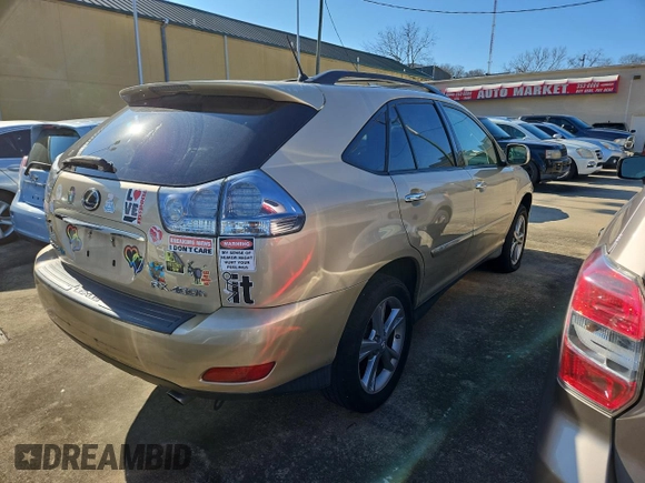 2008 Lexus RX 400h with VIN JTJGW31U082006748, listed as a Copart auction lot 86556234 with 241,549 mi miles and Clean Title. Bid and sale history available at DreamBid. Image 4.