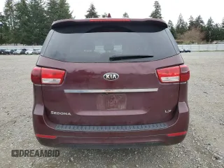 2017 Kia Sedona LX with VIN KNDMB5C11H6219569, listed as a Copart auction lot 50744505 with 89,579 mi miles and Salvage Title. Bid and sale history available at carsss.com. Image 6.