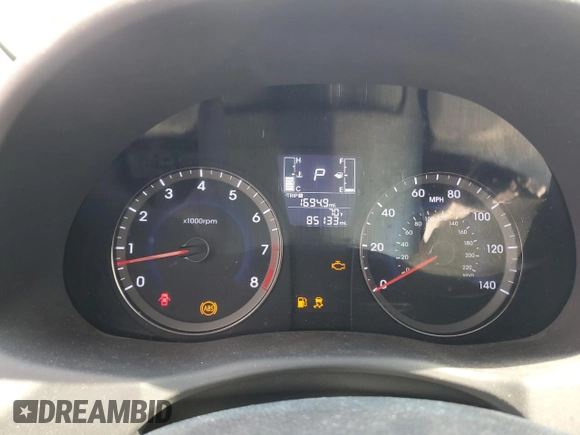 2016 Hyundai Accent SE with VIN KMHCT4AE7GU014840, listed as a Copart auction lot 45458963 with 85,133 mi miles. Bid and sale history available at carsss.com. Image 9.