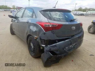 2017 Hyundai Elantra GT with VIN KMHD35LH6HU369291, listed as a Copart auction lot 71660614 with 0 mi miles and Salvage Title. Bid and sale history available at carsss.com. Image 3.
