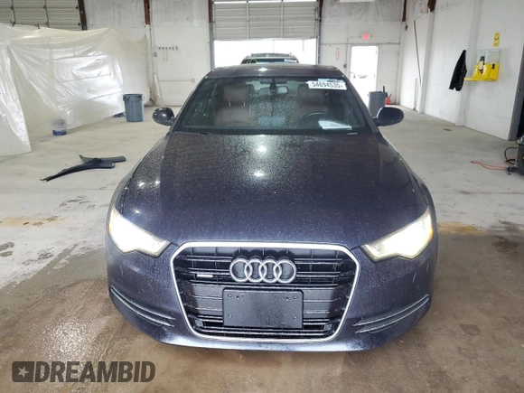 2014 Audi A6 Premium Plus with VIN WAUGFAFCXEN089099, listed as a Copart auction lot 54694535 with 109,515 mi miles and Salvage title. Bid and sale history available at DreamBid. Image 5.