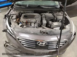 2015 Hyundai Sonata 2.4L Limited with VIN 5NPE34AF5FH050993, listed as a Copart auction lot 50614845 with 163,273 mi miles and Salvage Title. Bid and sale history available at carsss.com. Image 11.