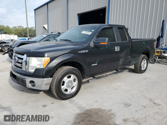 2011 Ford F-150 XL with VIN 1FTFX1CT1BFA69667, listed as a Copart auction lot 47744355 with 176,779 mi miles and Salvage Title. Bid and sale history available at carsss.com. Image 1.