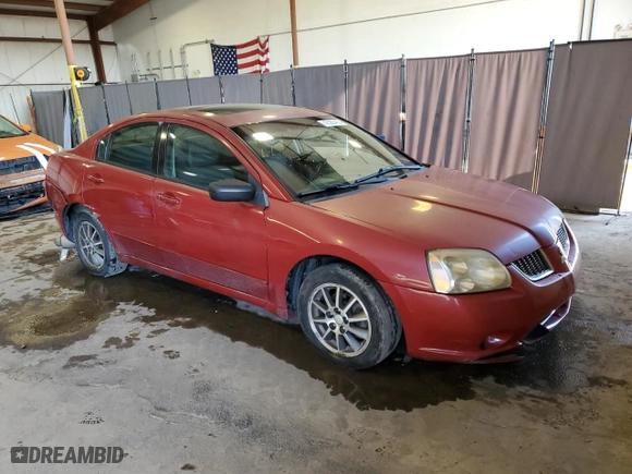 2004 Mitsubishi Galant ES with VIN 4A3AB46F34E133214, listed as a Copart auction lot 42360465 with 213,606 mi miles and Salvage Title. Bid and sale history available at carsss.com. Image 4.