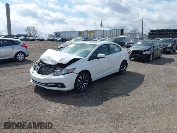 2015 Honda Civic Sedan EX-L with VIN 19XFB2F9XFE220171, listed as a IAAI auction lot 41904589 with 114,276 mi miles. Bid and sale history available at carsss.com. Image 2.