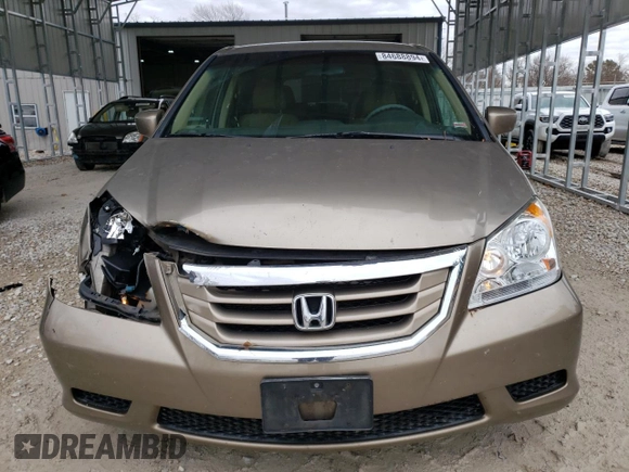 2010 Honda Odyssey EX with VIN 5FNRL3H59AB038104, listed as a Copart auction lot 84688894 with 317,028 mi miles and Salvage title. Bid and sale history available at DreamBid. Image 5.
