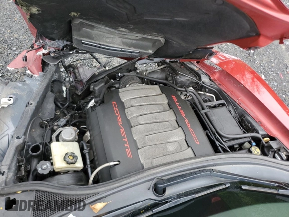 2015 Chevrolet Corvette Z51 3LT with VIN 1G1YL2D72F5111893, listed as a Copart auction lot 55885815 with 139,711 mi miles and Salvage title. Bid and sale history available at DreamBid. Image 11.