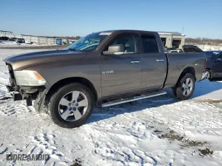 2010 Dodge Ram 1500 SLT with VIN 1D7RB1GP8AS127116, listed as a Copart auction lot 46062355 with 106,546 mi miles and Salvage Title. Bid and sale history available at carsss.com. Image 1.