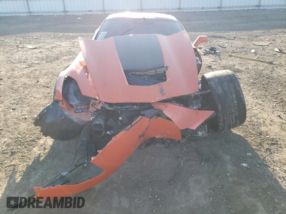 2019 Chevrolet Corvette Grand Sport 2LT with VIN 1G1YX2D78K5116515, listed as a Copart auction lot 52280934 with 43,390 mi miles and Salvage Title. Bid and sale history available at carsss.com. Image 5.