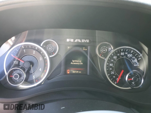 2020 Ram 3500 Tradesman with VIN 3C63R3CL2LG247683, listed as a Copart auction lot 49696365 with 88,739 mi miles and Salvage Title. Bid and sale history available at carsss.com. Image 9.