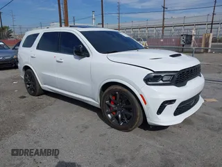 2023 Dodge Durango SRT Hellcat Premium with VIN 1C4SDJH94PC631848, listed as a IAAI auction lot 41813243 with 25,843 mi miles and . Bid and sale history available at DreamBid. Image 1.
