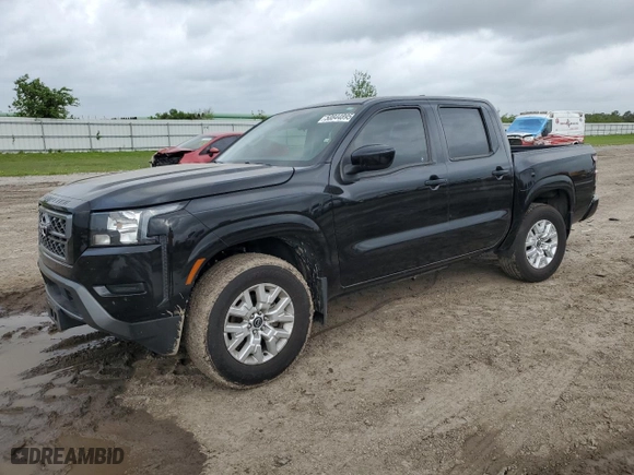 2022 Nissan Frontier SV with VIN 1N6ED1EJ5NN695813, listed as a Copart auction lot 50844895 with 58,861 mi miles and Salvage Title. Bid and sale history available at carsss.com. Image 1.