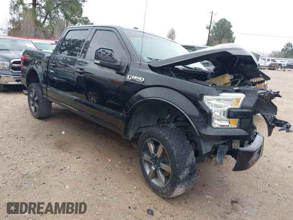 2017 Ford F-150 XL with VIN 1FTEW1EF6HKC21996, listed as a IAAI auction lot 41612799 with 167,920 mi miles. Bid and sale history available at carsss.com. Image 1.
