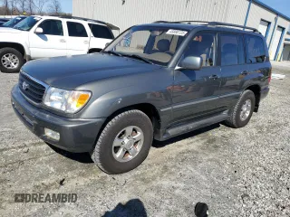 2002 Toyota Land Cruiser with VIN JTEHT05J522021862, listed as a Copart auction lot 45890725 with 180,362 mi miles and Clean Title. Bid and sale history available at carsss.com. Image 1.