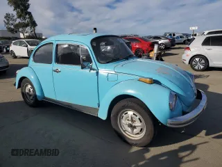 1973 Volkswagen Beetle with VIN 1332178415, listed as a Copart auction lot 41558625 with 16,505 mi miles and Salvage Title. Bid and sale history available at DreamBid. Image 4.