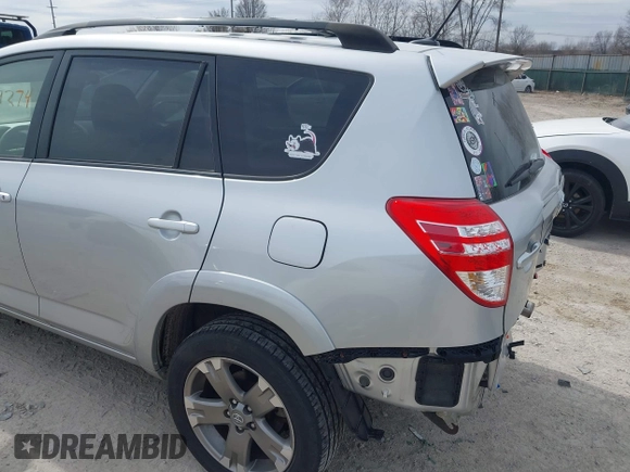 2012 Toyota RAV4 Sport with VIN JTMRF4DV2C5057309, listed as a IAAI auction lot 41809274 with 87,392 mi miles. Bid and sale history available at carsss.com. Image 3.
