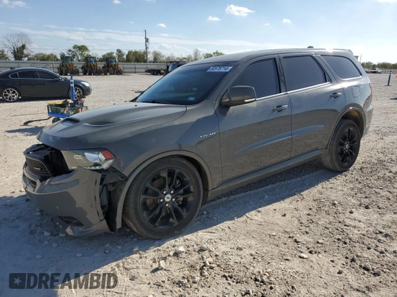2020 Dodge Durango R/T with VIN 1C4SDHCT8LC153228, listed as a Copart auction lot 80578714 with 103,156 mi miles and Salvage title. Bid and sale history available at DreamBid. Image 1.