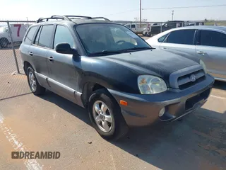 2006 Hyundai Santa Fe GLS z VIN KM8SC13D76U057894, wystawiony jako IAAI lot #42346674 z przebiegiem 173 888 mil mil oraz . Historia ofert i sprzedaży dostępna na DreamBid. Obrazek 1.