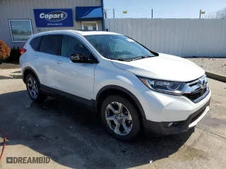 2019 Honda CR-V EX with VIN 2HKRW2H51KH643903, listed as a Copart auction lot 52140275 with 48,825 mi miles and Salvage Title. Bid and sale history available at carsss.com. Image 4.