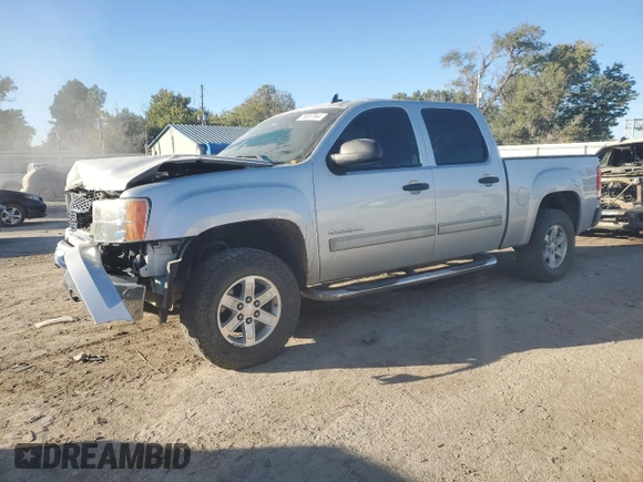 2012 GMC Sierra 1500 with VIN 3GTP1VE74CG170635, listed as a Copart auction lot 76307844 with 99,361 mi miles and Salvage Title. Bid and sale history available at DreamBid. Image 1.
