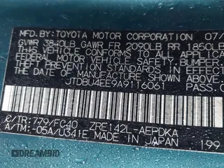 2010 Toyota Corolla z VIN JTDBU4EE9A9116061, wystawiony jako IAAI lot #42355953 z przebiegiem 99 113 mil mil oraz . Historia ofert i sprzedaży dostępna na DreamBid. Obrazek 9.
