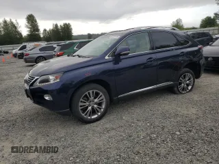 2014 Lexus RX 350 with VIN JTJZK1BA3E2418591, listed as a Copart auction lot 60742175 with 99,722 mi miles and Salvage title. Bid and sale history available at DreamBid. Image 1.