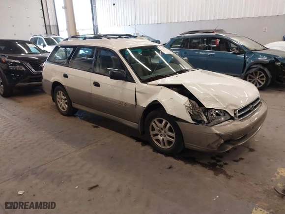 2001 Subaru Legacy Wagon Outback w/RL Equip with VIN 4S3BH675417607775, listed as a IAAI auction lot 41777720 with 181,399 mi miles. Bid and sale history available at carsss.com. Image 1.