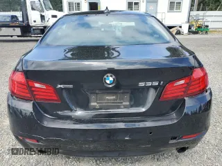 2014 BMW 5 Series 535i xDrive with VIN WBA5B3C52ED536678, listed as a Copart auction lot 61606815 with 53,412 mi miles and Salvage title. Bid and sale history available at DreamBid. Image 6.