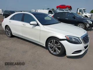 2015 Mercedes-Benz S 550 with VIN WDDUG8CBXFA185613, listed as a IAAI auction lot 42371116 with 84,023 mi miles and . Bid and sale history available at DreamBid. Image 1.