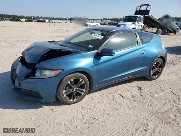 2015 Honda CR-Z with VIN JHMZF1D41FS003462, listed as a Copart auction lot 74461814 with 67,264 mi miles and Salvage Title. Bid and sale history available at carsss.com. Image 1.