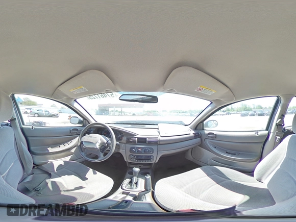 2006 Chrysler Sebring with VIN 1C3EL46X46N284497, listed as a Copart auction lot 57461725 with Not provided miles and Salvage title. Bid and sale history available at DreamBid. Image 14.